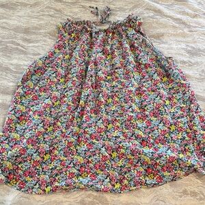 GAP women’s Floral Halter shirt - Pink, Yellow, Blue